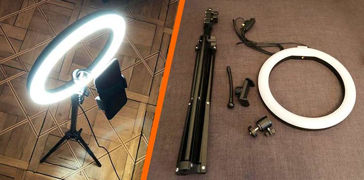 Zestaw do vlogowania Bigben XL – statyw z oświetleniem – test