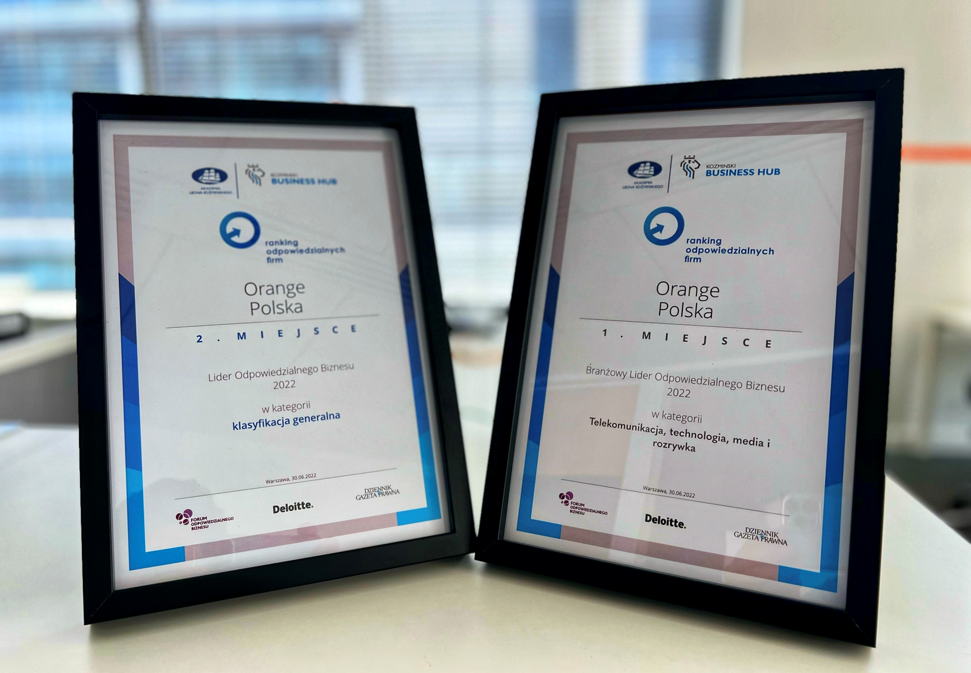 Działania CSR Orange docenione